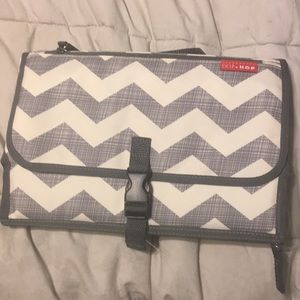 Travel diaper changing station